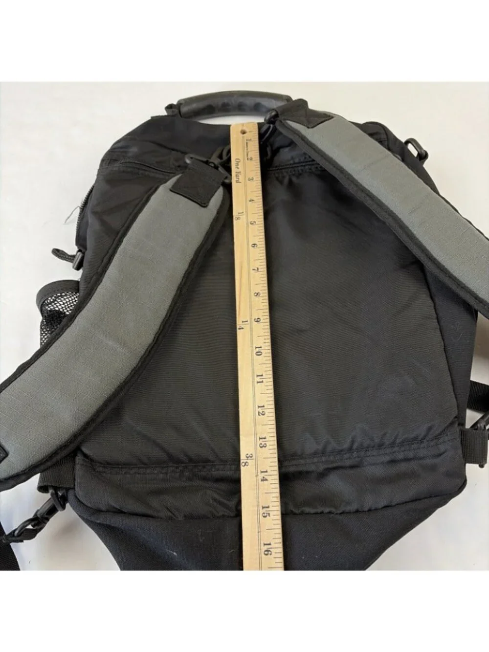 Eddie Bauer Expedition Ready 1920 Daypack Backpack Gray Black Hiking Vintage